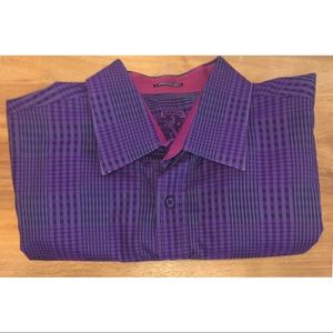Bugatchi Plaid Button Down size XL